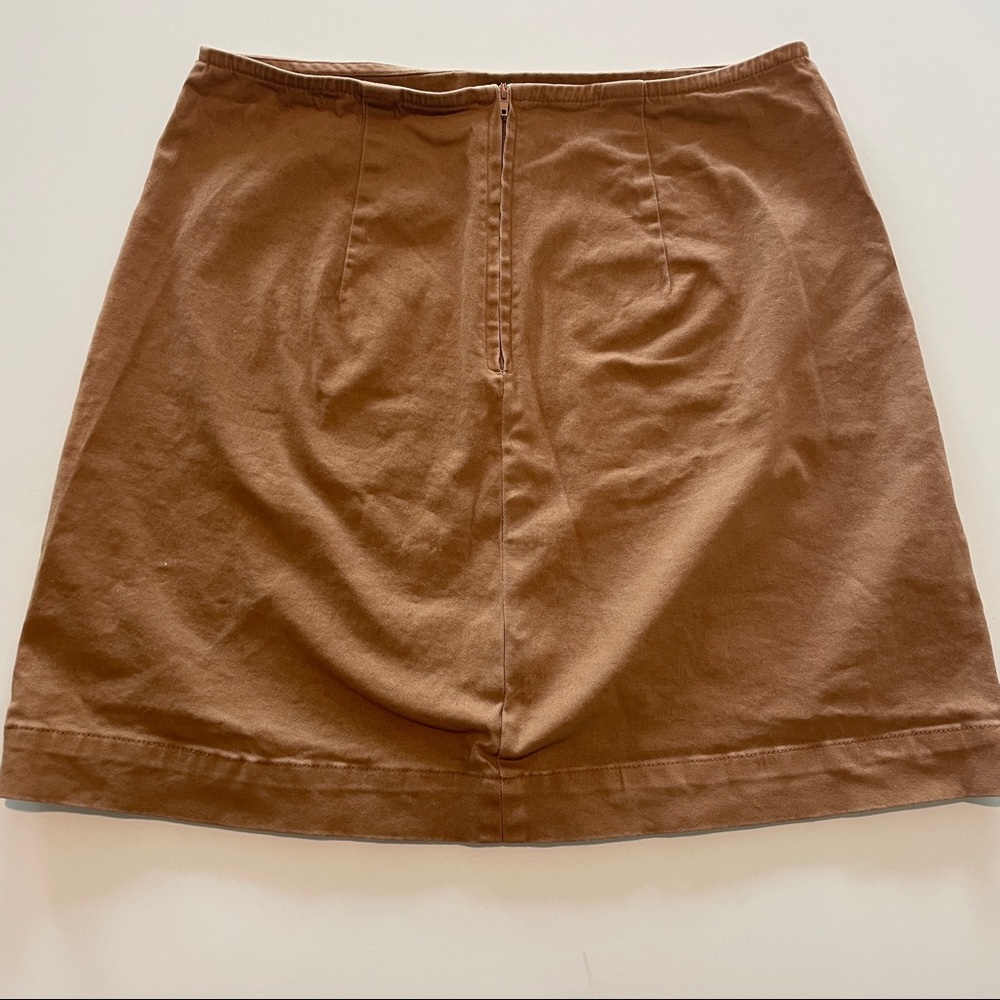 GIANNA BINI Mini Skirt in Tan